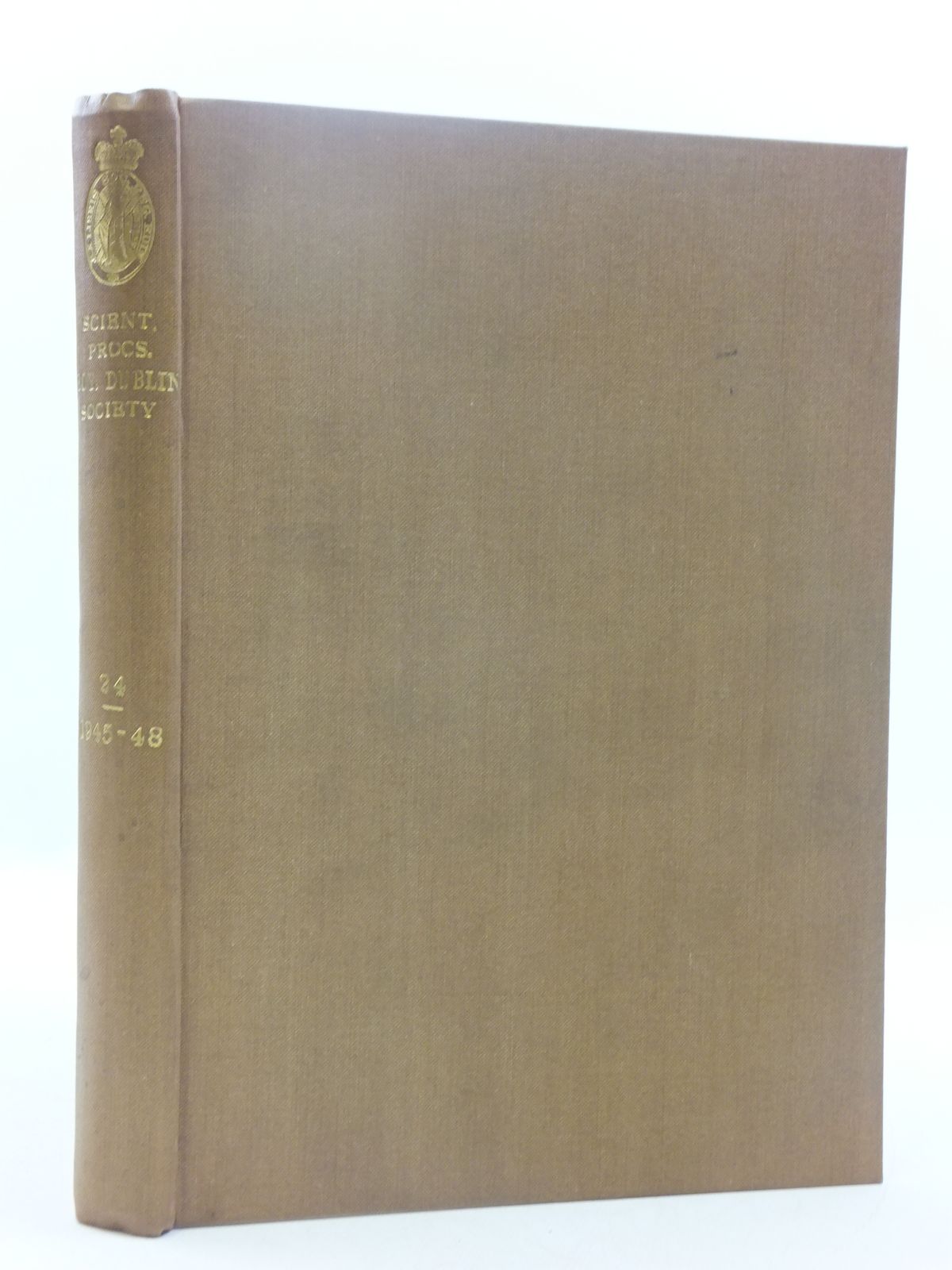 Photo of THE SCIENTIFIC PROCEEDINGS OF THE ROYAL DUBLIN SOCIETY VOLUME 24 (1945-48)- Stock Number: 1605208