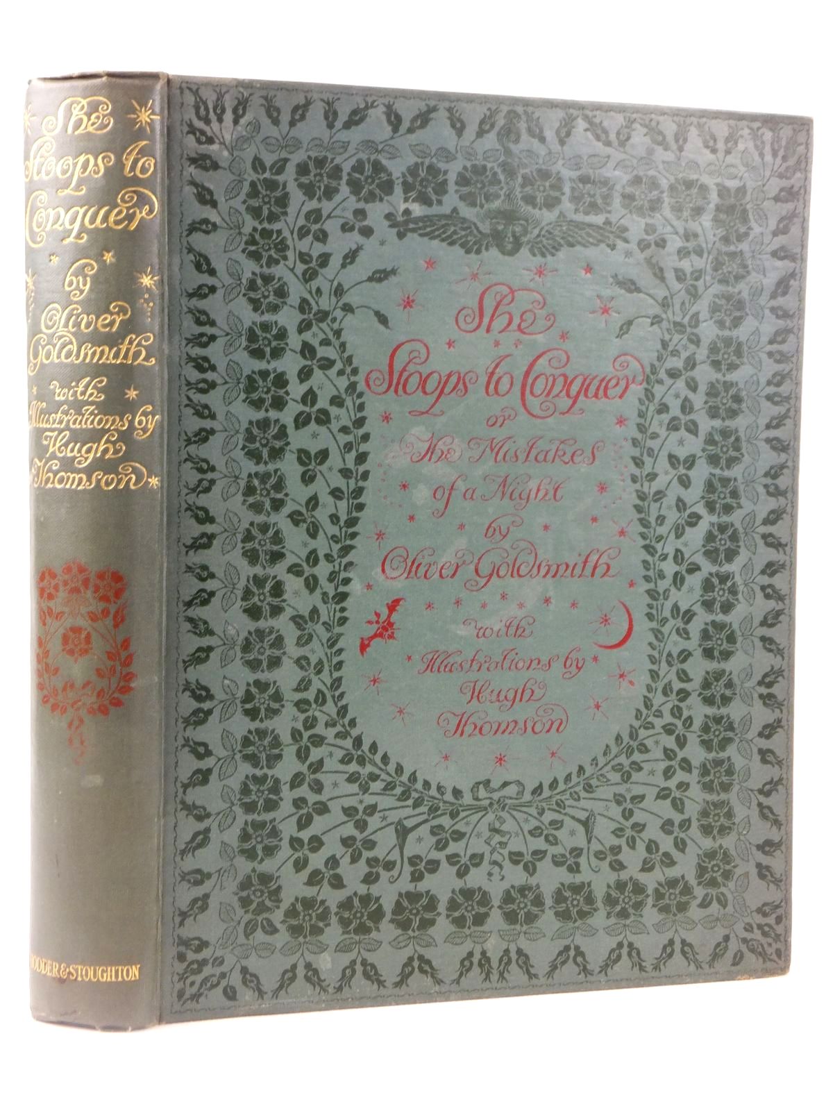 Photo of SHE STOOPS TO CONQUER written by Goldsmith, Oliver illustrated by Thomson, Hugh published by Hodder &amp; Stoughton (STOCK CODE: 1608854)  for sale by Stella & Rose's Books
