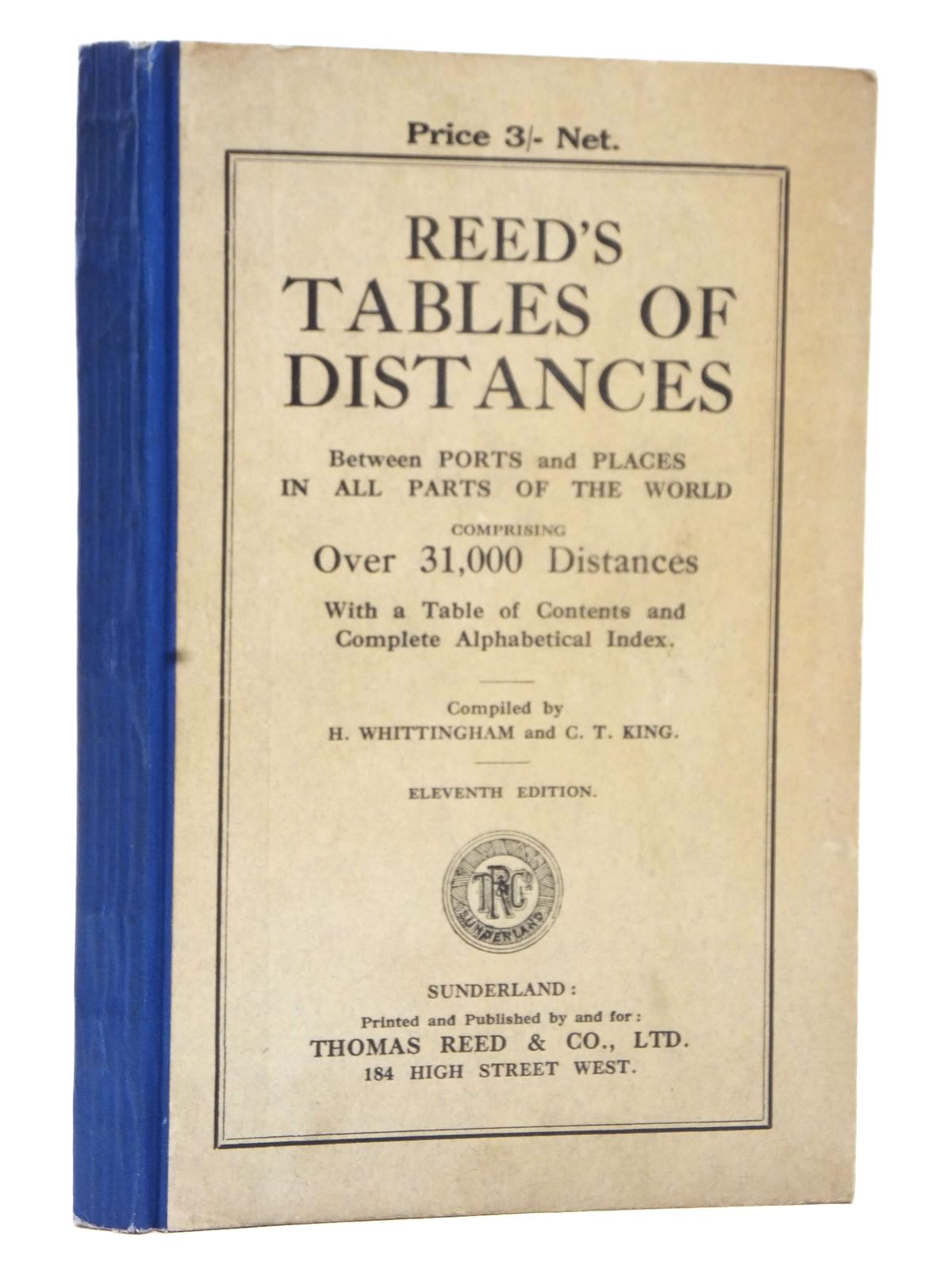 Photo of REED'S TABLES OF DISTANCES- Stock Number: 1609209