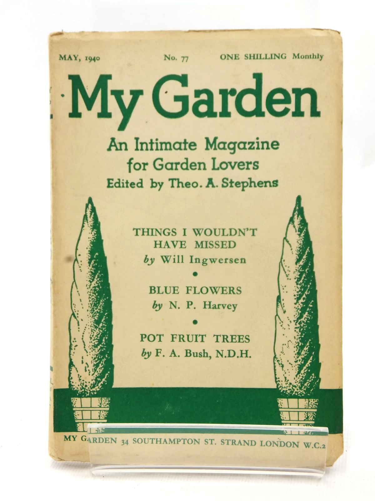 Photo of MY GARDEN MAY 1940 (VOL. 20 No. 77) written by Stephens, Theo A. Johns, W.E. published by My Garden (STOCK CODE: 1609235)  for sale by Stella & Rose's Books