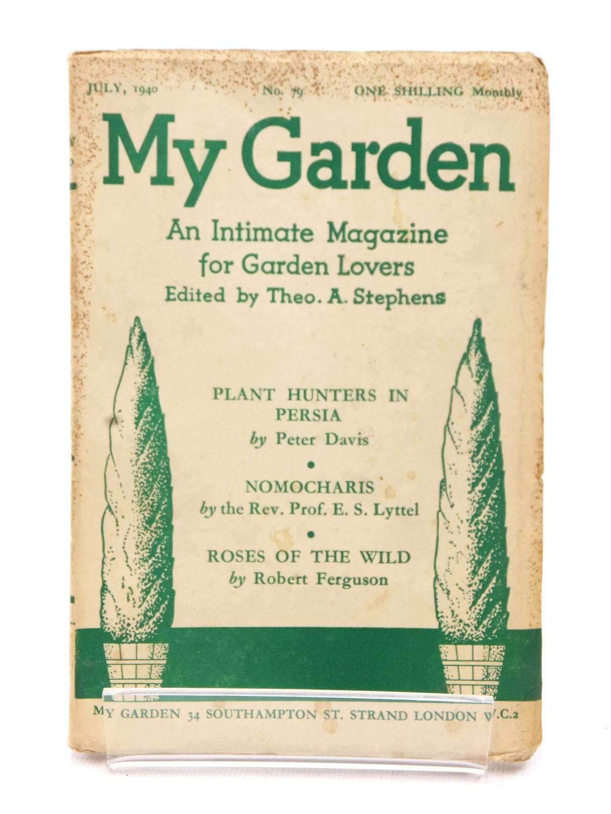 Photo of MY GARDEN JULY 1940 (VOL. 20 No. 79) written by Stephens, Theo A. Johns, W.E. published by My Garden (STOCK CODE: 1609236)  for sale by Stella & Rose's Books