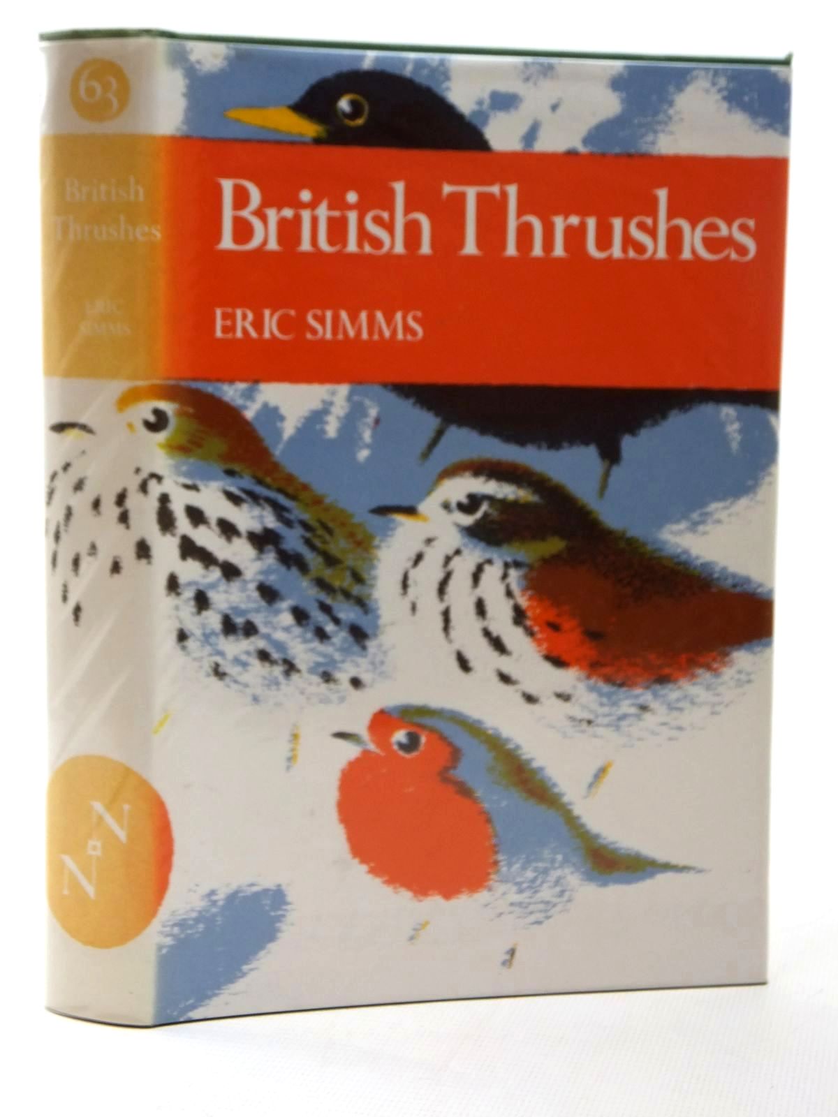 Photo of BRITISH THRUSHES (NN 63) written by Simms, Eric illustrated by Gillmor, Robert published by Collins (STOCK CODE: 1609576)  for sale by Stella & Rose's Books