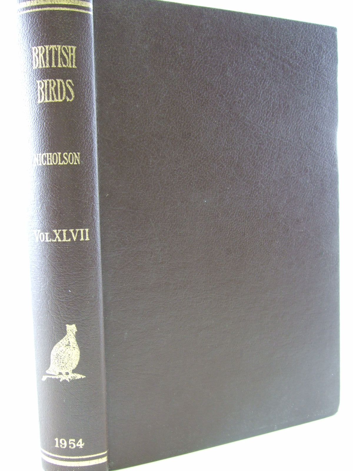 Photo of BRITISH BIRDS VOL. XLVII 1954 written by Nicholson, E.M. et al,  published by H.F. &amp; G. Witherby Ltd. (STOCK CODE: 1706173)  for sale by Stella & Rose's Books