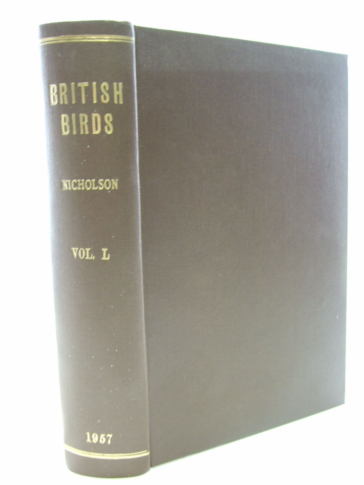 Photo of BRITISH BIRDS VOL. L written by Nicholson, E.M. published by H.F. &amp; G. Witherby Ltd. (STOCK CODE: 1706179)  for sale by Stella & Rose's Books