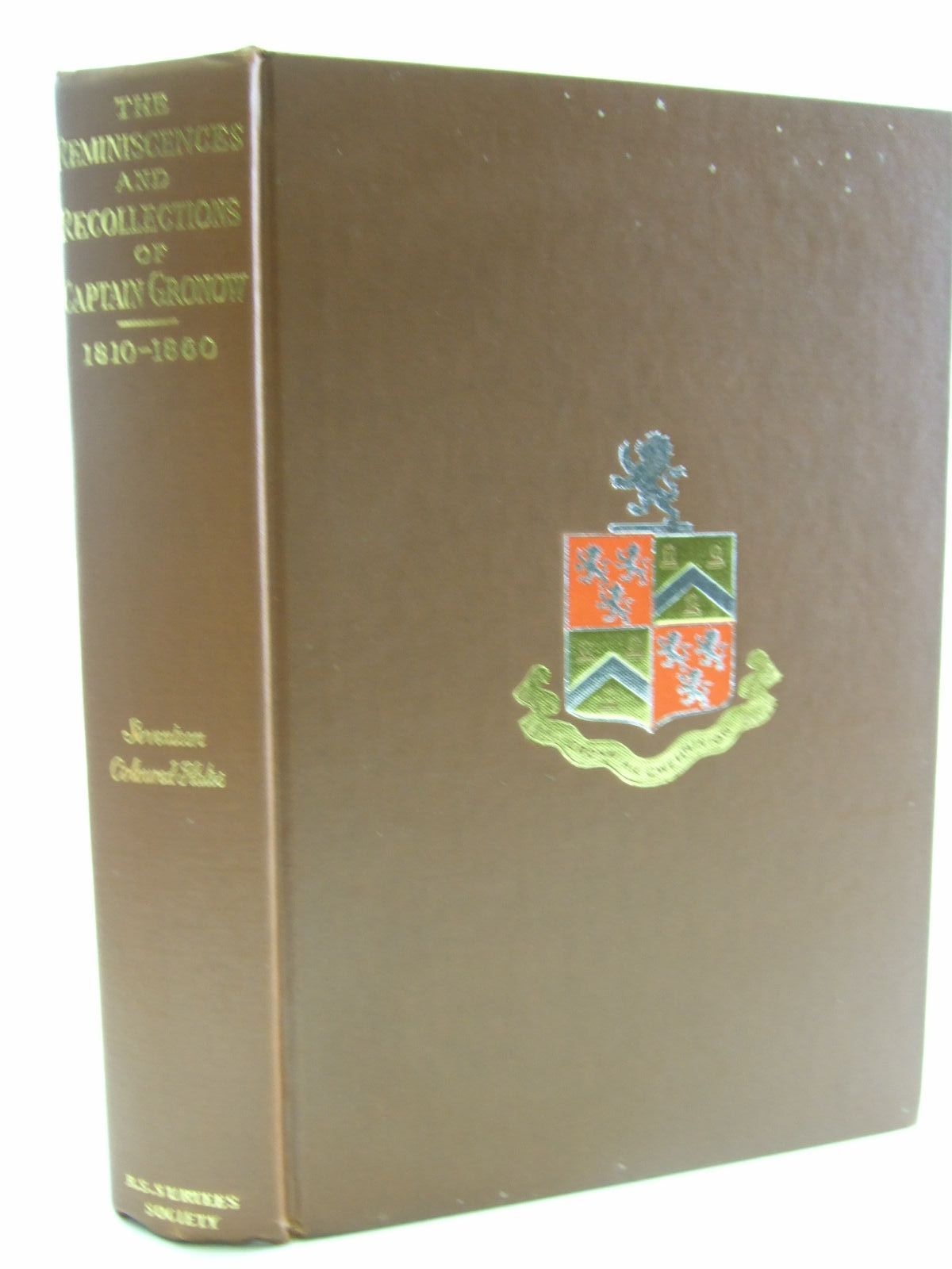 Photo of THE REMINISCENCES AND RECOLLECTIONS OF CAPTAIN GRONOW VOLUME ONE- Stock Number: 1707509