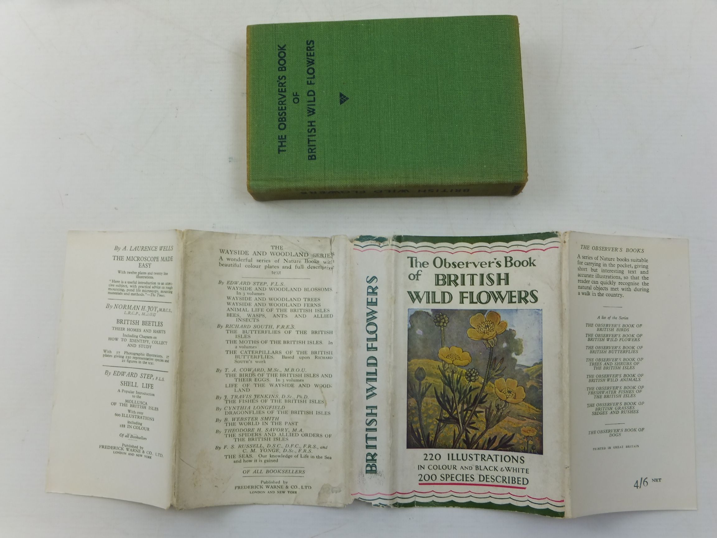 Stella & Rose's Books THE OBSERVER'S BOOK OF BRITISH WILD FLOWERS