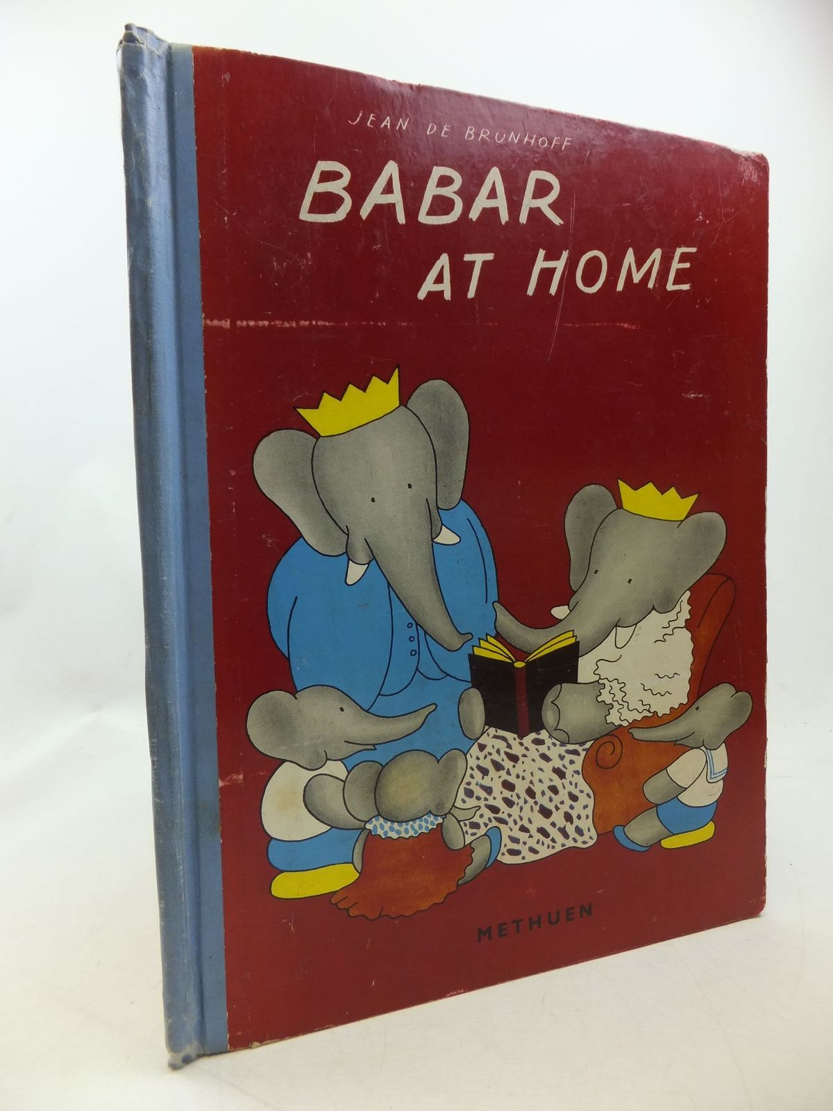 Photo of BABAR AT HOME written by De Brunhoff, Jean illustrated by De Brunhoff, Jean published by Methuen &amp; Co. Ltd. (STOCK CODE: 1710302)  for sale by Stella & Rose's Books