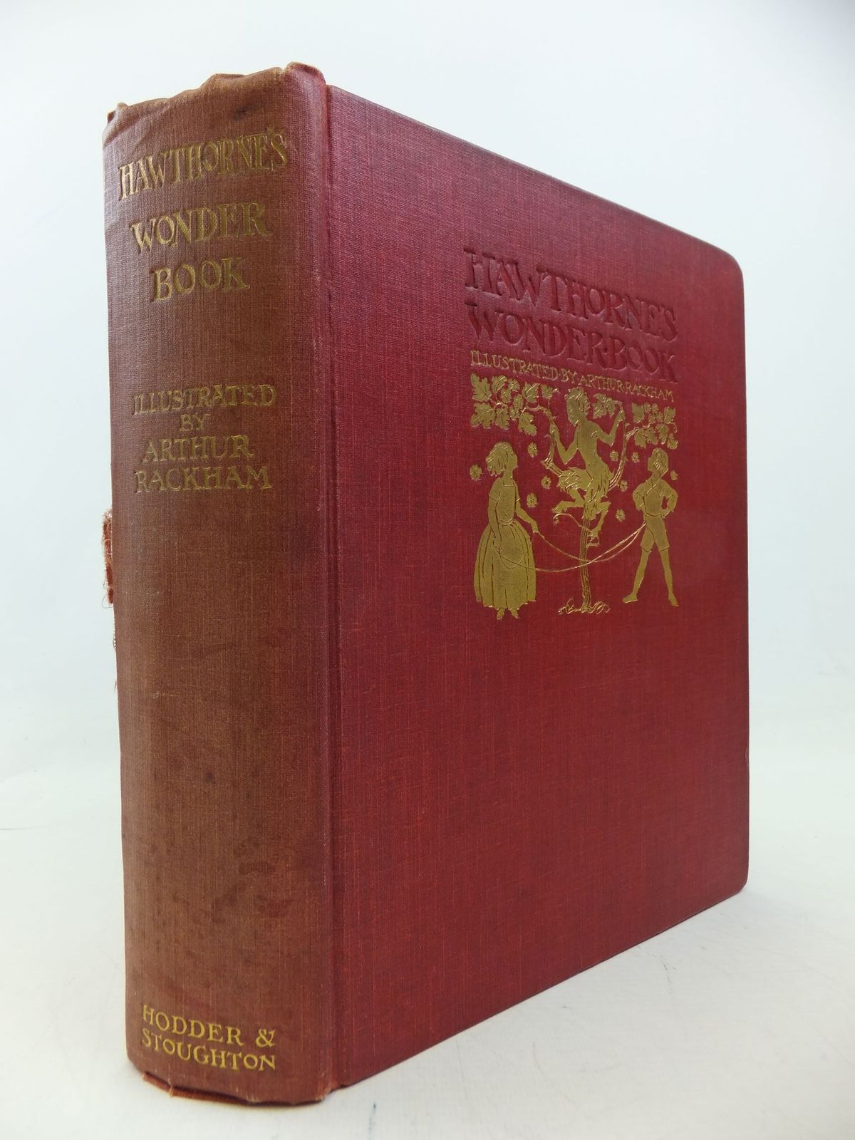 Photo of A WONDER BOOK written by Hawthorne, Nathaniel illustrated by Rackham, Arthur published by Hodder &amp; Stoughton (STOCK CODE: 1710414)  for sale by Stella & Rose's Books