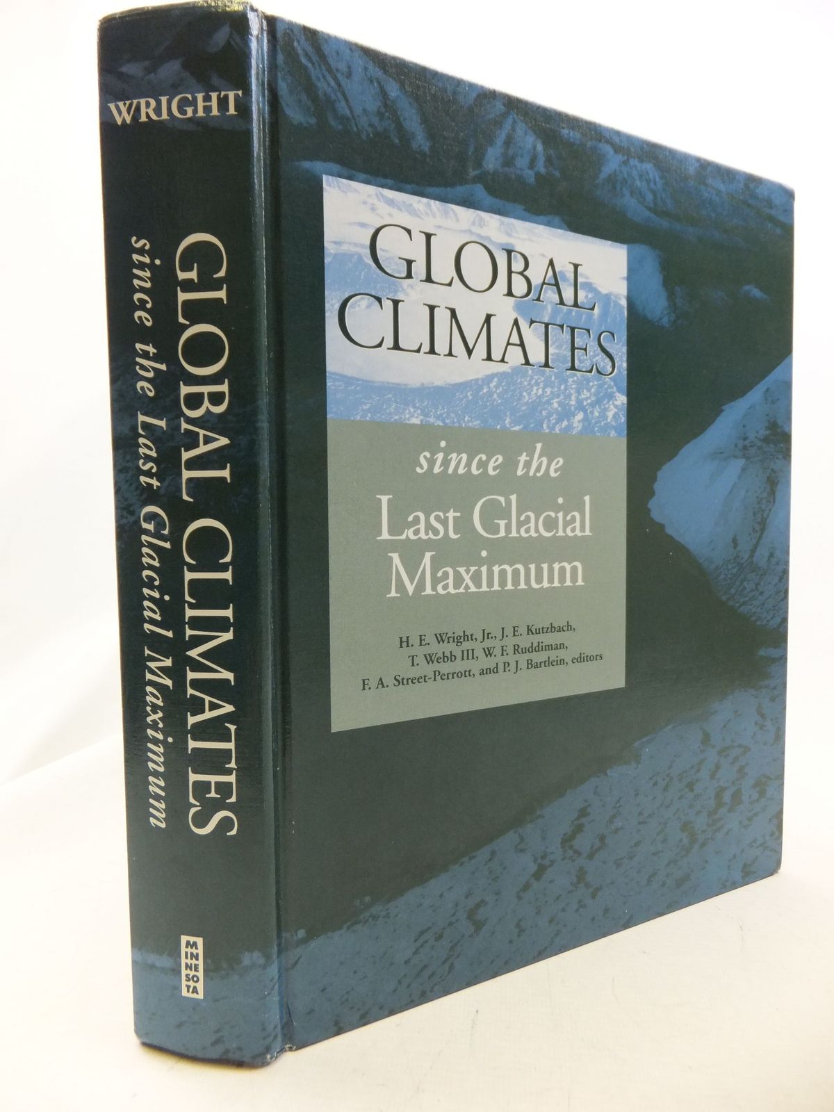 Photo of GLOBAL CLIMATES SINCE THE LAST GLACIAL MAXIMUM written by Wright, H.E. Kutzbach, J.E. et al, published by University Of Minnesota Press (STOCK CODE: 1710881)  for sale by Stella & Rose's Books