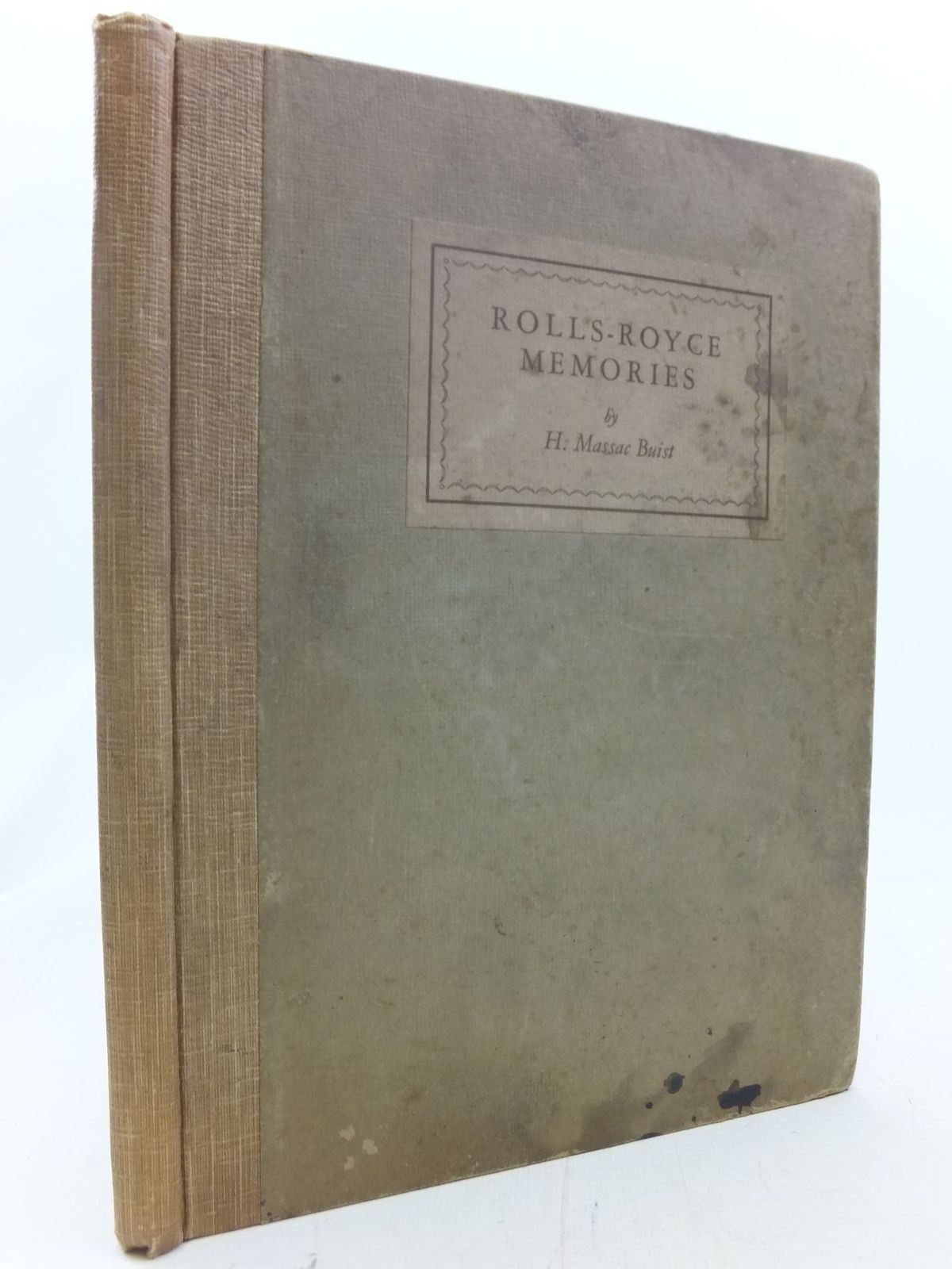 Photo of ROLLS-ROYCE MEMORIES written by Buist, H. Massac published by Cambridge University Press (STOCK CODE: 1711187)  for sale by Stella & Rose's Books
