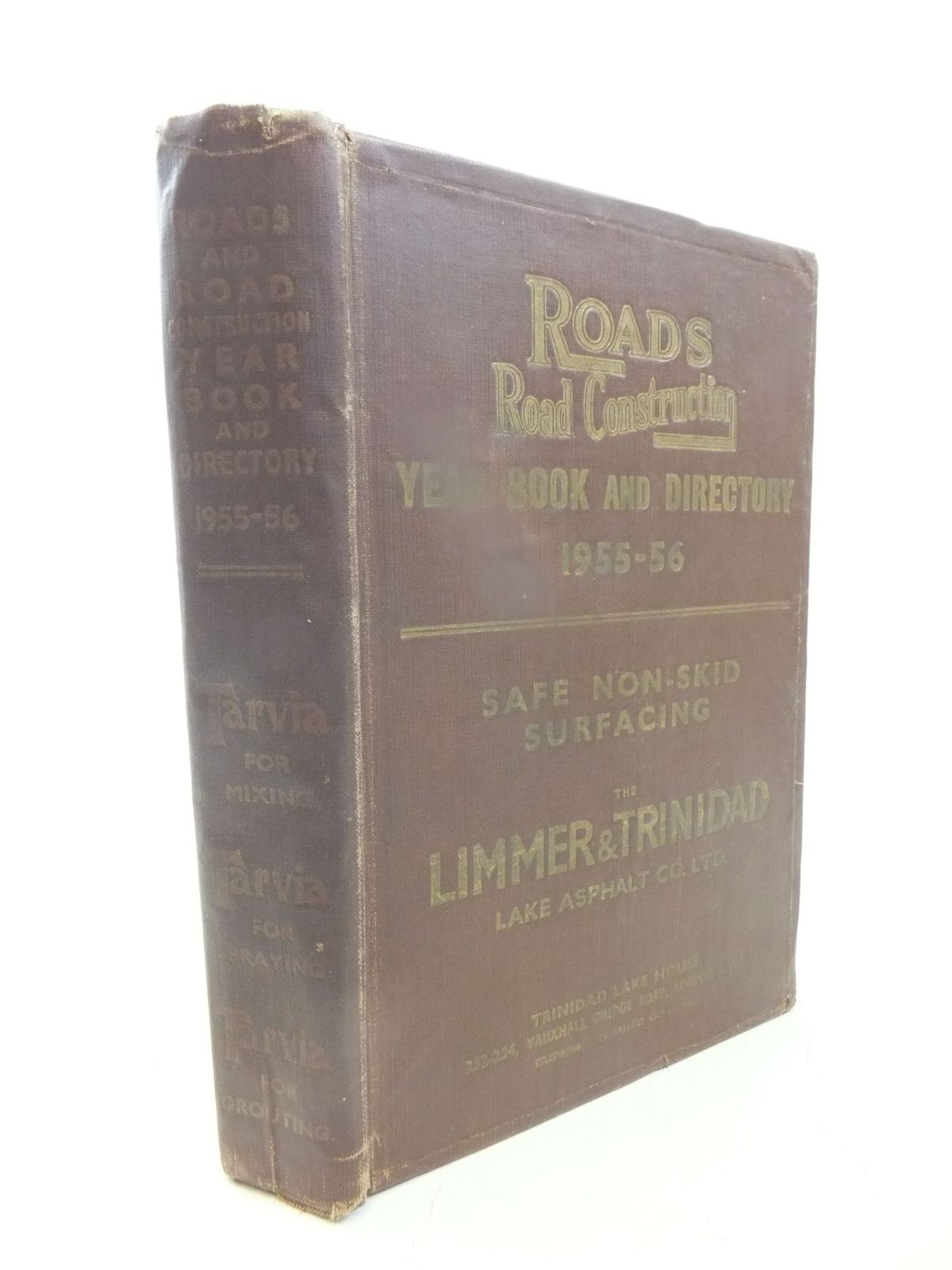 Photo of ROADS AND ROADS CONSTRUCTION YEAR BOOK & DIRECTORY 1955-56- Stock Number: 1711976