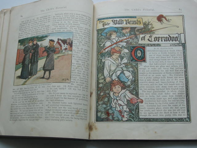 Photo of THE CHILD'S PICTORIAL ANNUAL VOLUME 1895 written by Molesworth, Mrs.
Wood, Theodore
et al,  illustrated by Morgan, W.J.
Robinson, Charles
et al.,  published by Society for Promoting Christian Knowledge (STOCK CODE: 1801707)  for sale by Stella & Rose's Books