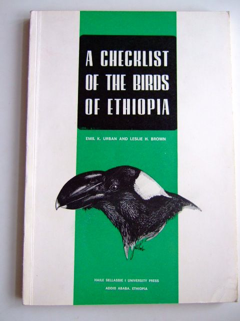 Photo of A CHECKLIST OF THE BIRDS OF ETHIOPIA- Stock Number: 1803238