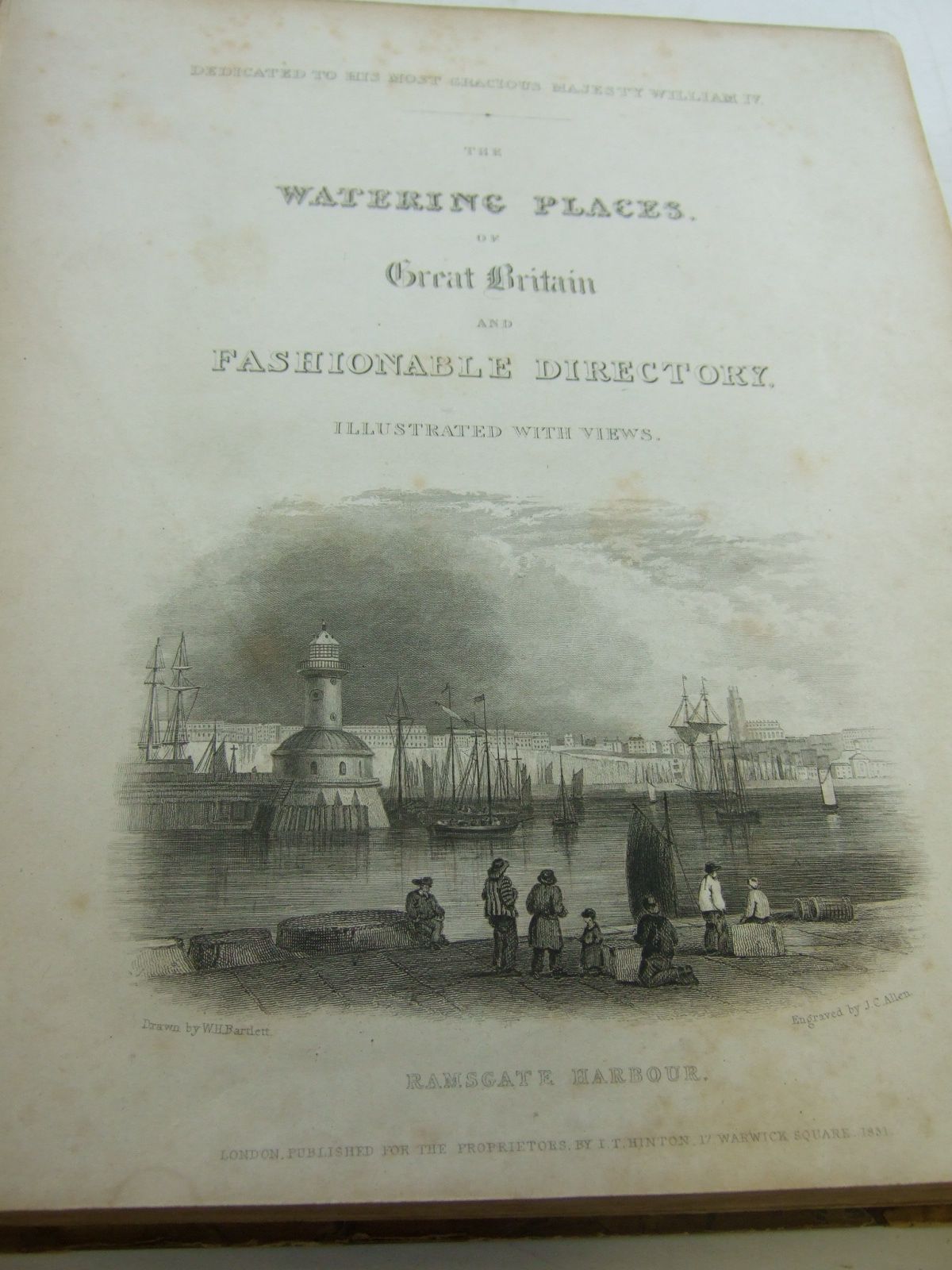 Photo of THE WATERING PLACES OF GREAT BRITAIN AND FASHIONABLE DIRECTORY ILLUSTRATED WITH VIEWS illustrated by Bartlett, W.H. published by I.T. Hinton (STOCK CODE: 1806586)  for sale by Stella & Rose's Books
