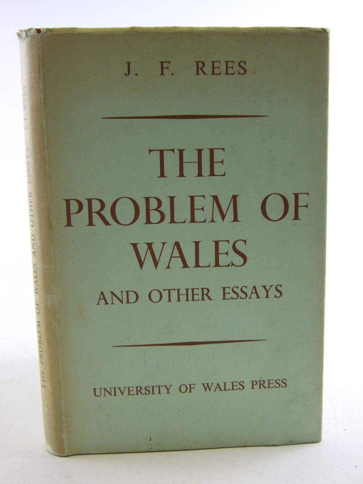 Photo of THE PROBLEM OF WALES AND OTHER ESSAYS written by Rees, J.F. published by University of Wales (STOCK CODE: 1806712)  for sale by Stella & Rose's Books