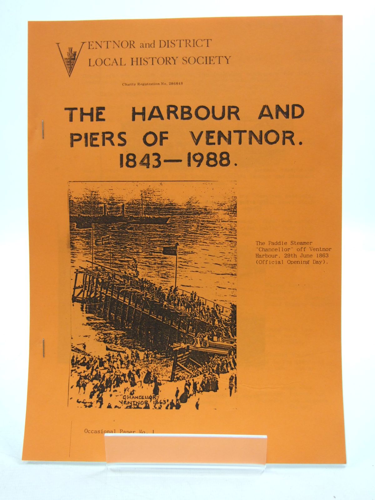 Photo of THE HARBOUR AND PIERS OF VENTNOR 1843-1988 written by Payne, E.D.G. published by Ventnor And District Local History Society (STOCK CODE: 1807156)  for sale by Stella & Rose's Books