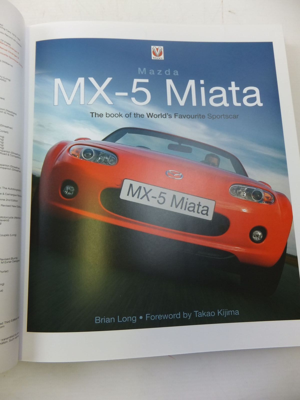 MIATA MX5 BOOK LONG FAVORITE SPORTSCAR BRIAN MX-5 WORLDS MAZDA 