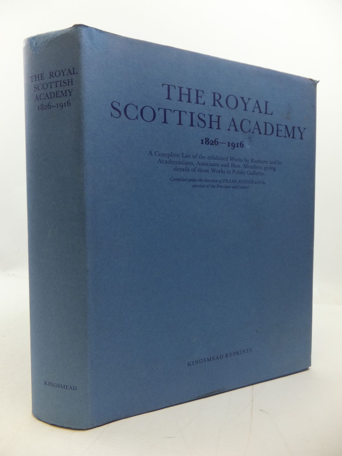 Photo of THE ROYAL SCOTTISH ACADEMY 1826-1916 written by Rinder, Frank published by Kingsmead Reprints (STOCK CODE: 1807732)  for sale by Stella & Rose's Books
