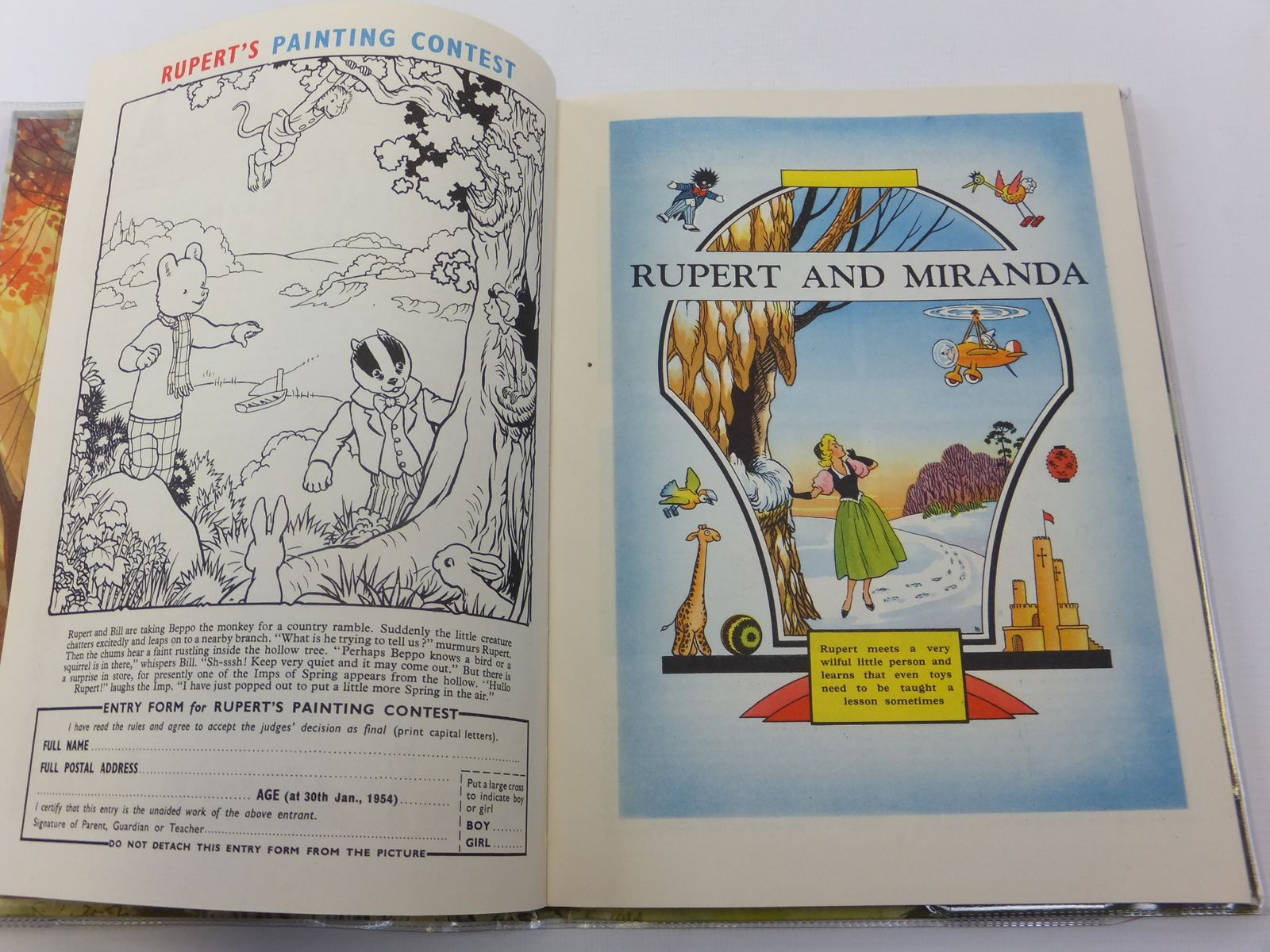Stella & Rose's Books : RUPERT ANNUAL 1953 - MORE ADVENTURES OF RUPERT ...