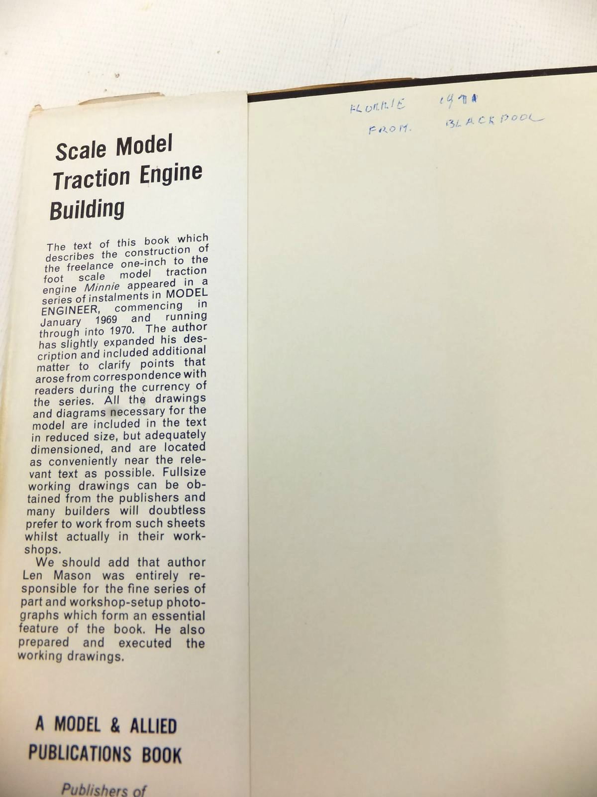 Stella & Rose's Books SCALE MODEL TRACTION ENGINE BUILDING FEATURING