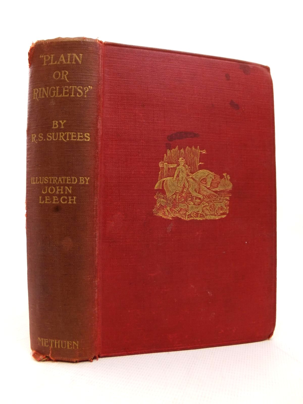 Photo of 'PLAIN OR RINGLETS?' written by Surtees, R.S. illustrated by Leech, John published by Methuen & Co. Ltd. (STOCK CODE: 1814075)  for sale by Stella & Rose's Books