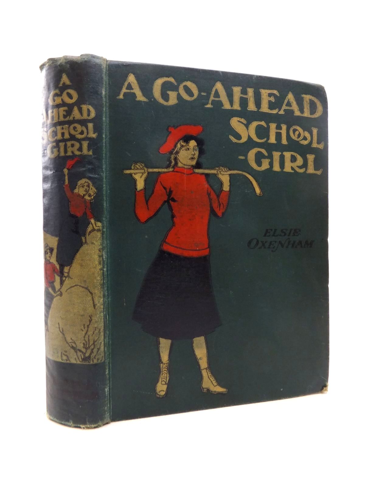 Photo of A GO-AHEAD SCHOOLGIRL written by Oxenham, Elsie J. illustrated by Earnshaw, Harold C. published by W. &amp; R. Chambers Limited (STOCK CODE: 1814714)  for sale by Stella & Rose's Books