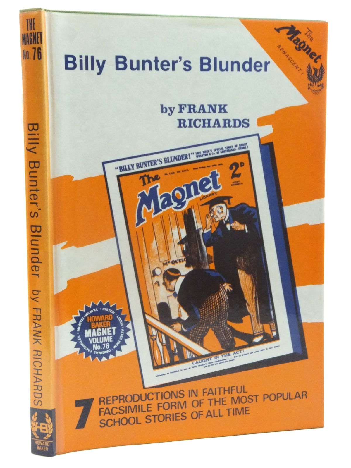 Photo of BILLY BUNTER'S BLUNDER written by Richards, Frank published by Howard Baker (STOCK CODE: 1815312)  for sale by Stella & Rose's Books