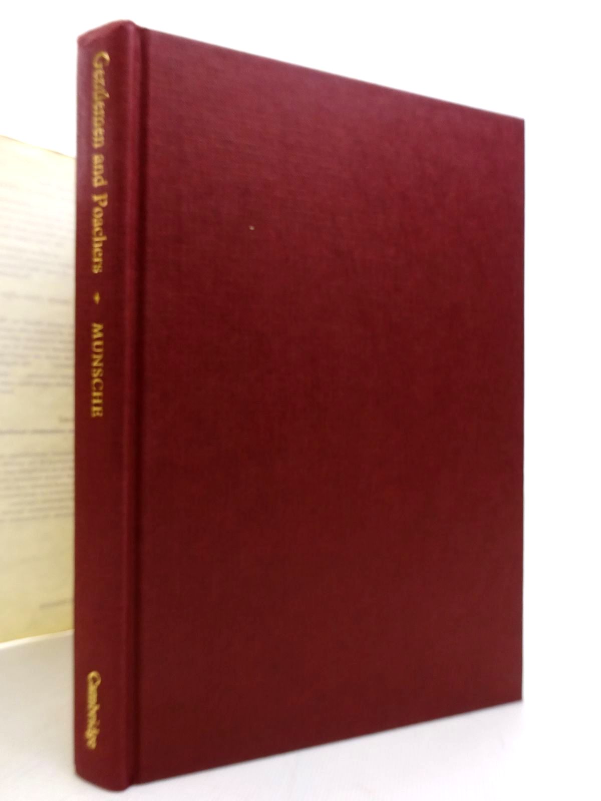 Photo of GENTLEMEN AND POACHERS: THE ENGLISH GAME LAWS 1671-1831 written by Munsche, P.B. published by Cambridge University Press (STOCK CODE: 1815869)  for sale by Stella & Rose's Books