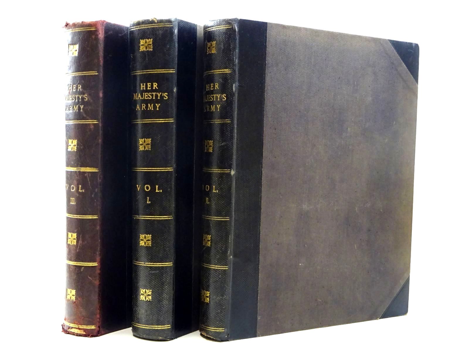 Photo of HER MAJESTY'S ARMY & HER MAJESTY'S INDIAN AND COLONIAL FORCES (3 VOLUMES) written by Richards, Walter illustrated by Giles, G.D. published by J.S. Virtue & Co Limited (STOCK CODE: 1816293)  for sale by Stella & Rose's Books