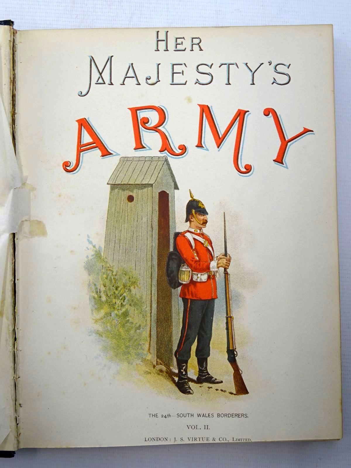 Photo of HER MAJESTY'S ARMY & HER MAJESTY'S INDIAN AND COLONIAL FORCES (3 VOLUMES) written by Richards, Walter illustrated by Giles, G.D. published by J.S. Virtue & Co Limited (STOCK CODE: 1816293)  for sale by Stella & Rose's Books