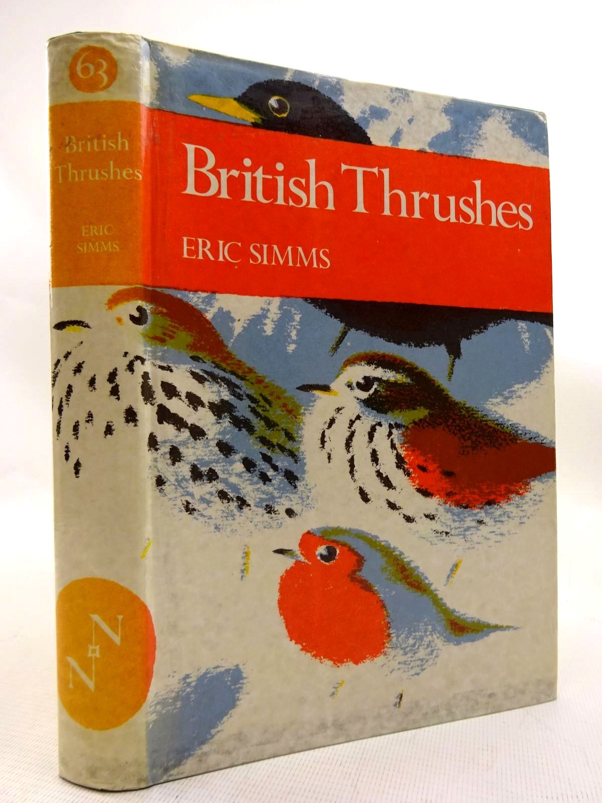 Photo of BRITISH THRUSHES (NN 63) written by Simms, Eric illustrated by Gillmor, Robert published by Collins (STOCK CODE: 1816300)  for sale by Stella & Rose's Books
