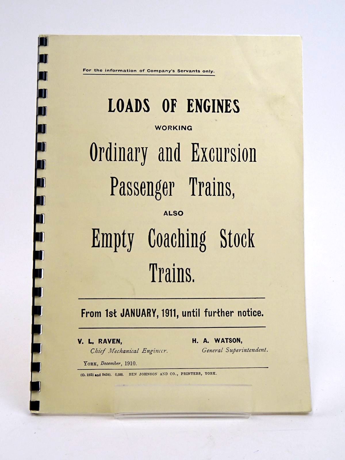 Photo of NORTH EASTERN RAILWAY: LOADS OF ENGINES WORKING PASSENGER TRAINS, 1911 published by The North Eastern Railway Association (STOCK CODE: 1818445)  for sale by Stella & Rose's Books