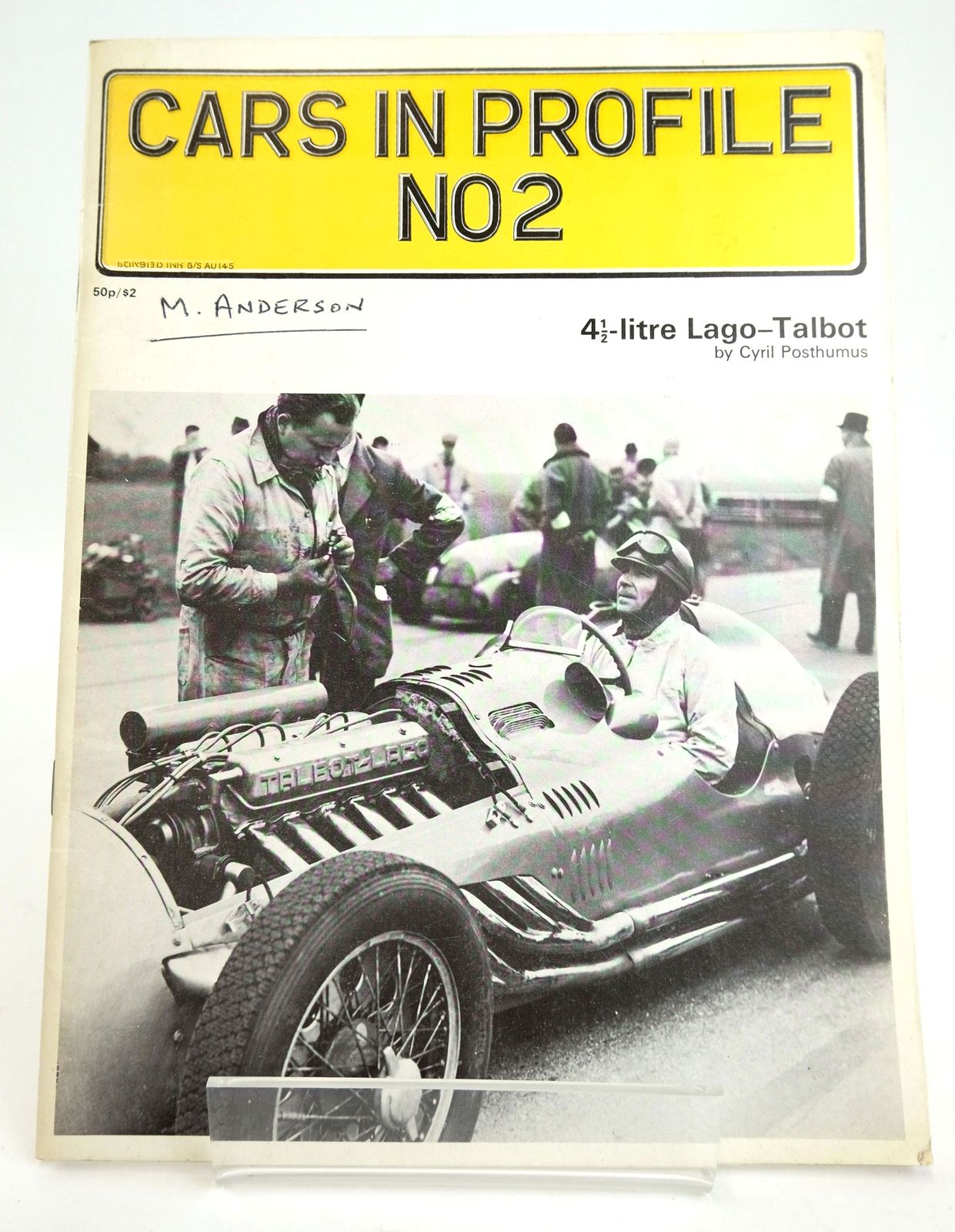 Photo of CARS IN PROFILE NO2: 4 1/2 LITRE LAGO-TALBOT written by Posthumus, Cyril published by Profile Publications (STOCK CODE: 1820203)  for sale by Stella & Rose's Books