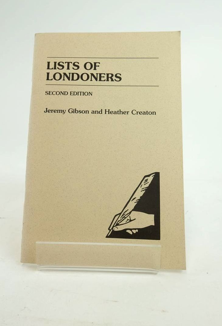 Photo of LISTS OF LONDONERS- Stock Number: 1820997