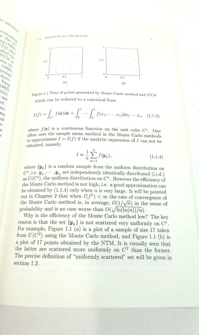 Photo of NUMBER-THEORETIC METHODS IN STATISTICS written by Fang, K.-T.
Wang, Y. published by Chapman & Hall (STOCK CODE: 1821064)  for sale by Stella & Rose's Books