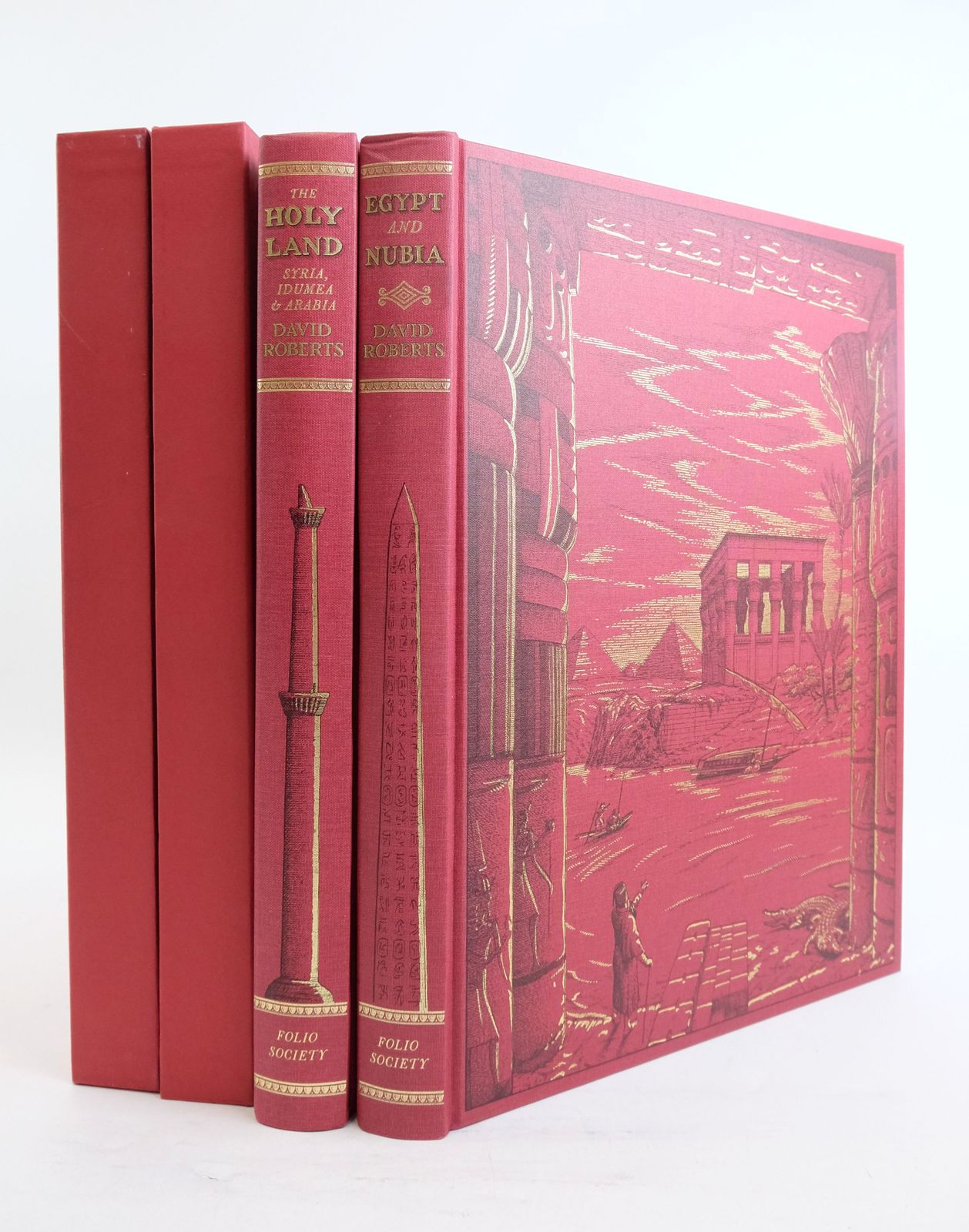 Photo of THE HOLY LAND, SYRIA, IDUMEA &amp; ARABIA AND EGYPT AND NUBIA (2 VOLUMES) written by Roberts, David published by Folio Society (STOCK CODE: 1821642)  for sale by Stella & Rose's Books