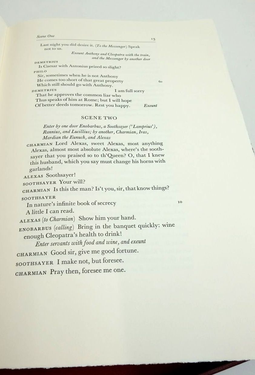 Photo of ANTHONY AND CLEOPATRA (THE LETTERPRESS SHAKESPEARE) written by Shakespeare, William
Neill, Michael published by Folio Society (STOCK CODE: 1822929)  for sale by Stella & Rose's Books