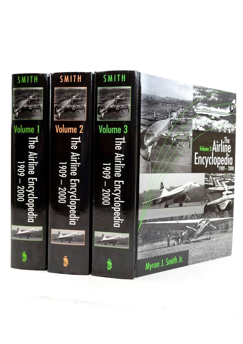 Photo of THE AIRLINE ENCYCLOPEDIA 1909-2000 (3 VOLUMES) written by Smith, Myron J. published by The Scarecrow Press Inc. (STOCK CODE: 1823973)  for sale by Stella & Rose's Books