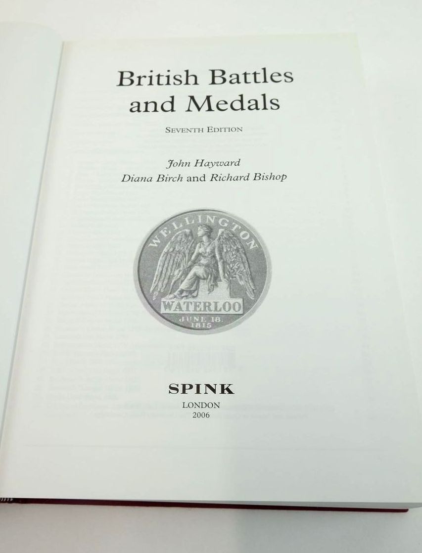 Photo of BRITISH BATTLES AND MEDALS written by Hayward, John
Birch, Diana
Bishop, Richard published by Spink & Son Ltd. (STOCK CODE: 1824023)  for sale by Stella & Rose's Books