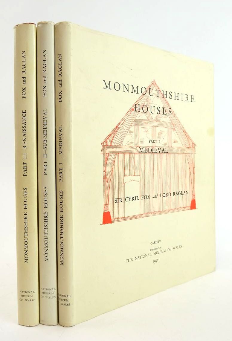 Photo of MONMOUTHSHIRE HOUSES (3 VOLS) written by Fox, Cyril Raglan, Lord published by National Museum of Wales (STOCK CODE: 1824171)  for sale by Stella & Rose's Books