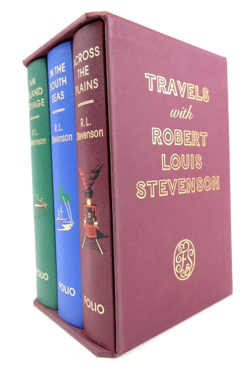 Photo of TRAVELS WITH ROBERT LOUIS STEVENSON (THREE VOLUMES) written by Stevenson, Robert Louis illustrated by Hardcastle, Nick published by Folio Society (STOCK CODE: 1824184)  for sale by Stella & Rose's Books