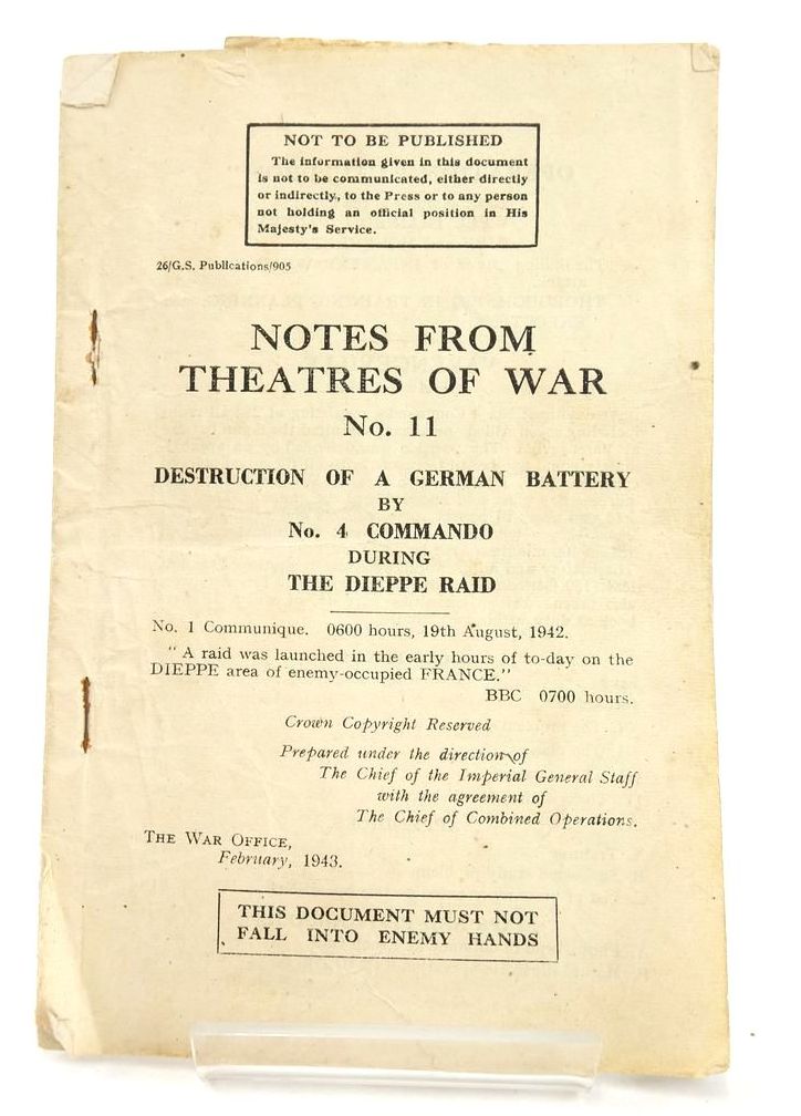Stella & Rose's Books NOTES FROM THEATRES OF WAR No. 11 DESTRUCTION