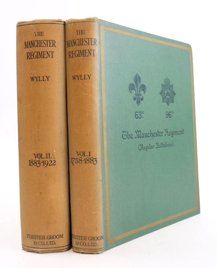 Photo of HISTORY OF THE MANCHESTER REGIMENT (LATE THE 63RD AND 96TH FOOT) (2 VOLUMES) written by Wylly, H.C. illustrated by Hudson, Gerald C. published by Forster Groom &amp; Co. Ltd (STOCK CODE: 1824286)  for sale by Stella & Rose's Books