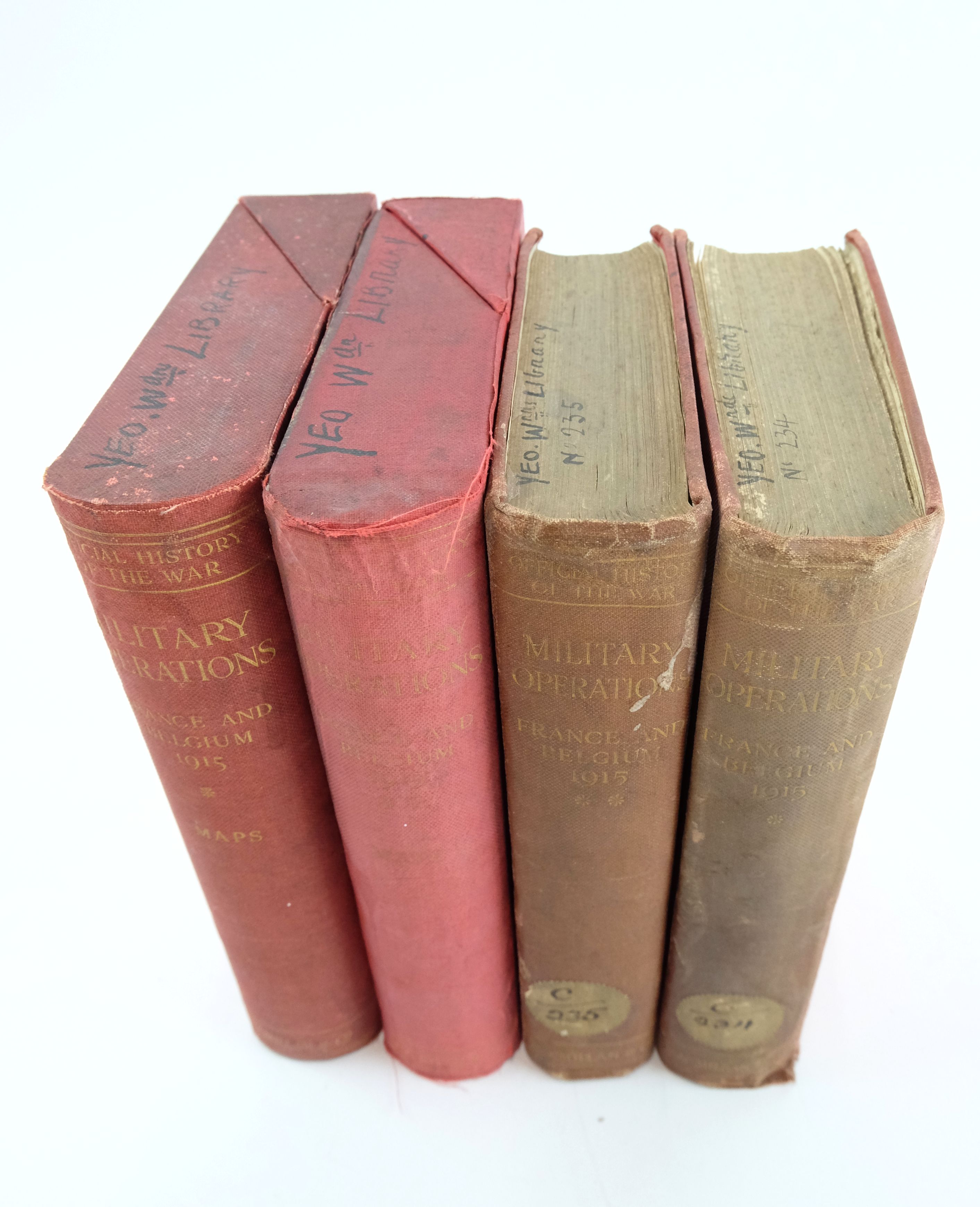 Photo of MILITARY OPERATIONS FRANCE AND BELGIUM 1915 (4 VOLUMES) written by Edmonds, James E.
Wynne, G.C. illustrated by Becke, A.F. published by Macmillan & Co. Ltd. (STOCK CODE: 1824306)  for sale by Stella & Rose's Books