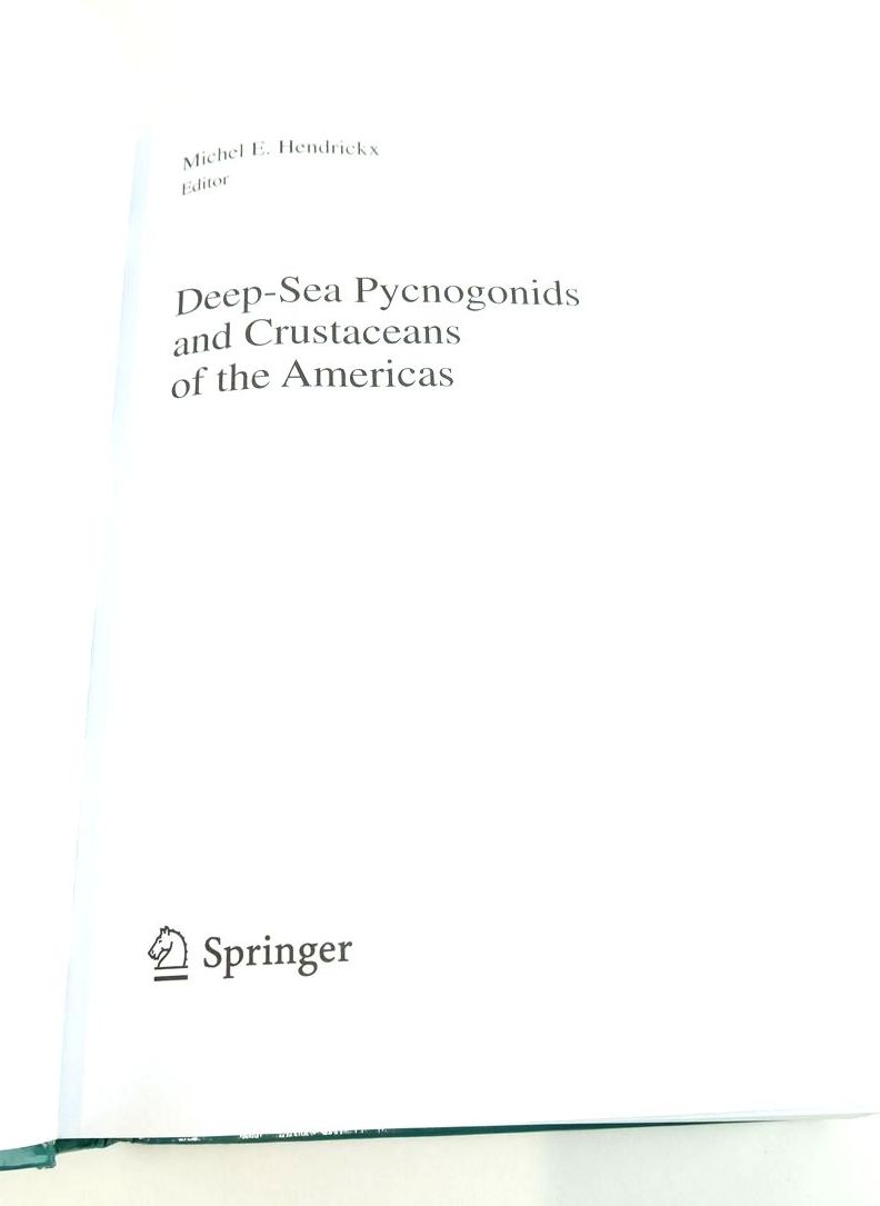 Photo of DEEP-SEA PYCNOGONIDS AND CRUSTACEANS OF THE AMERICAS written by Hendrickx, Michael E. published by Springer (STOCK CODE: 1824642)  for sale by Stella & Rose's Books