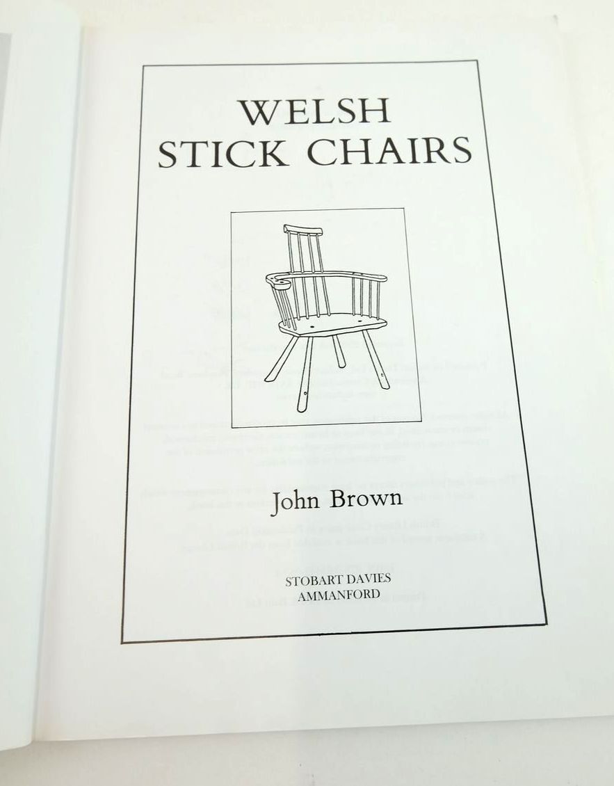 Photo of WELSH STICK CHAIRS written by Brown, John published by Stobart Davies (STOCK CODE: 1824654)  for sale by Stella & Rose's Books