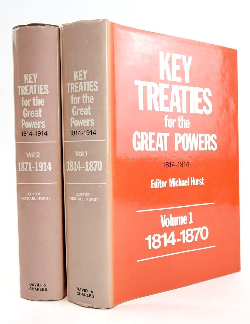 Photo of KEY TREATIES FOR THE GREAT POWERS 1814-1914 (TWO VOLUMES) written by Hurst, Michael published by David &amp; Charles (STOCK CODE: 1824968)  for sale by Stella & Rose's Books