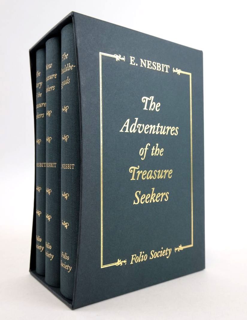 Photo of THE ADVENTURES OF THE TREASURE SEEKERS (3 VOLUMES) written by Nesbit, E. illustrated by Hodges, C. Walter published by Folio Society (STOCK CODE: 1825253)  for sale by Stella & Rose's Books