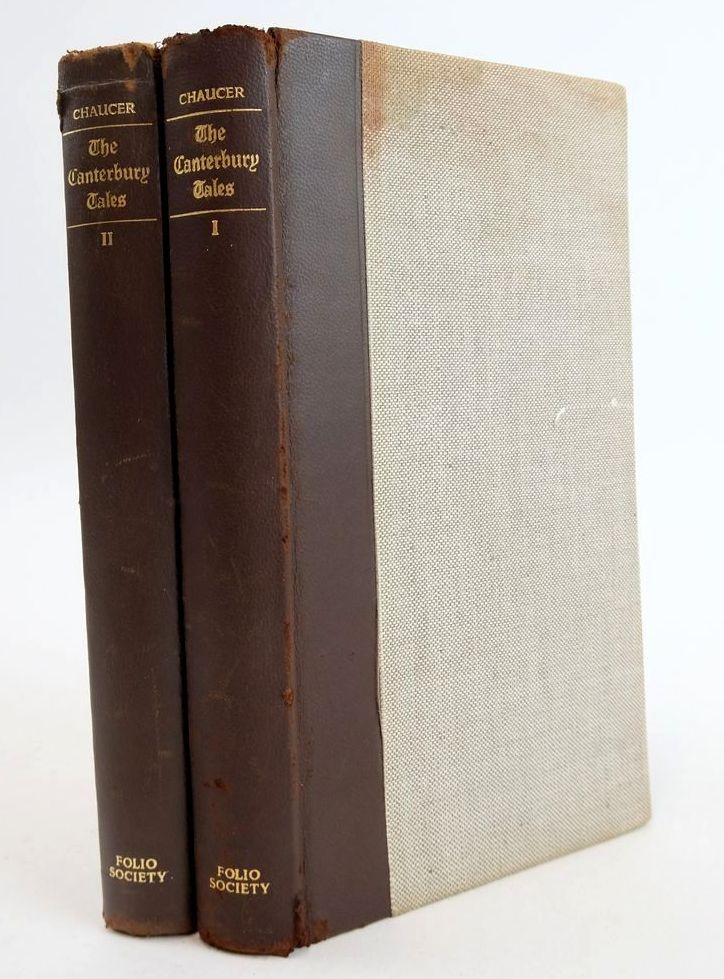 Photo of THE CANTERBURY TALES (2 VOLUMES) written by Chaucer, Geoffrey illustrated by Whyte, Edna published by Folio Society (STOCK CODE: 1825455)  for sale by Stella & Rose's Books