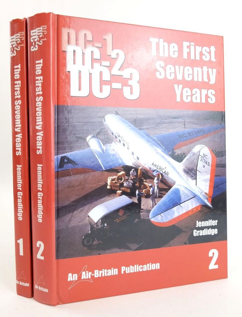 Photo of THE DOUGLAS DC-1/DC-2/DC-3 THE FIRST SEVENTY YEARS (TWO VOLUMES) written by Gradidge, Jennifer M. published by Air-Britain (Historians) Ltd. (STOCK CODE: 1825592)  for sale by Stella & Rose's Books